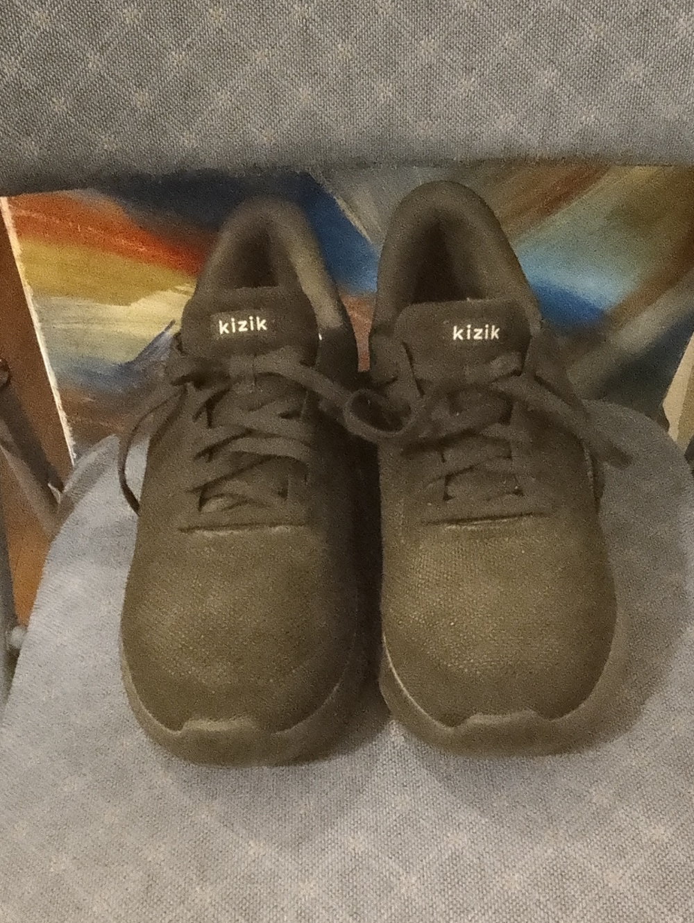 Kizik Men's Black Slip-On Sneakers